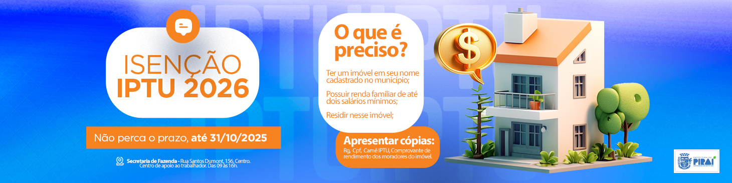 Isenção IPTU 2026