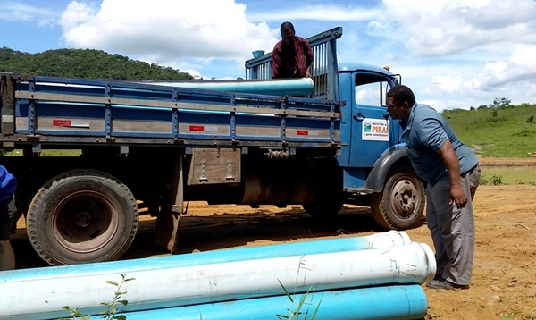 Começa serviço para melhoria do abastecimento de água em Arrozal