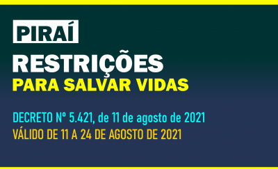 DECRETO Nº 5.421, de 11 de Agosto de 2021.