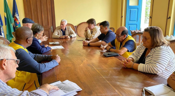 Reunião com os representantes do Lions Clube