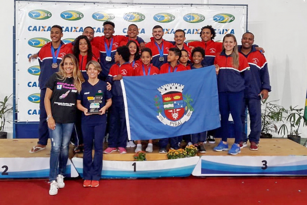 42 medalhas para a Ginástica de Trampolim de Piraí no último final de semana