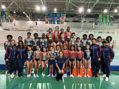 Piraí conquista título de Campeão Carioca 2026 de Ginástica de Trampolim com 50 medalhas