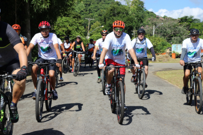 Passeio ciclístico comemorou Dia Mundial da Água