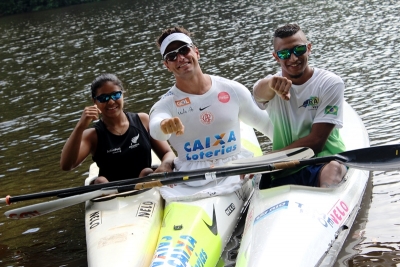 Paratleta de Piraí treina com campeão mundial em Caiçara