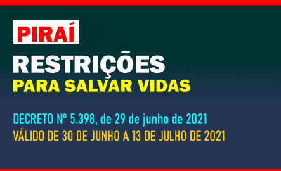 NOVO DECRETO Nº 5.392, DE 15 DE JUNHO DE 2021