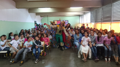 Peça teatral de incentivo à leitura acontece no Ciep de Arrozal