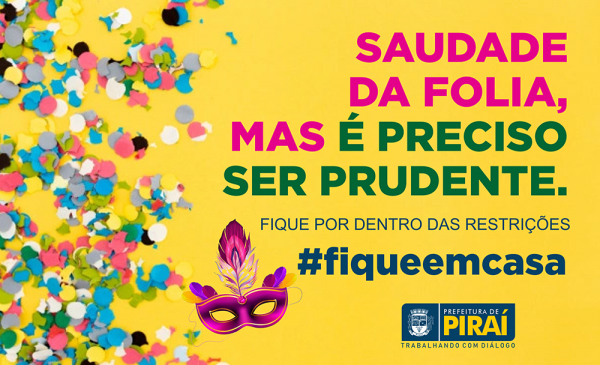 Decreto proíbe a realização de eventos na cidade no período de Carnaval