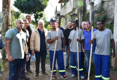 Obra de Construção e Proteção de Encostas no bairro da Prefeitura