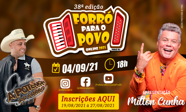 Aberta as inscrições para o Forró para o Povo