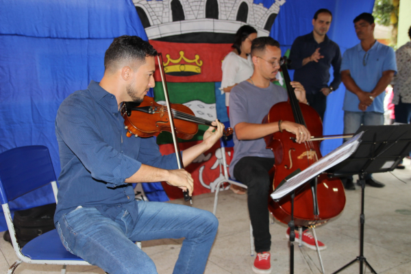 Orquestra Escola tem início na E. M. Lúcio de Mendonça