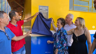 Inauguração da reforma e revitalização do Ginásio Poliesportivo do bairro Asilo