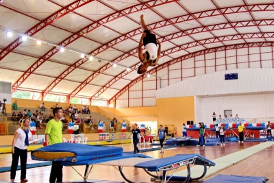 Ginástica de Trampolim embarca para Campeonato Mundial