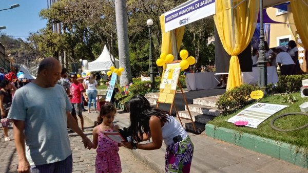 Stand da Saúde promove grande ação de conscientização e interação com a população