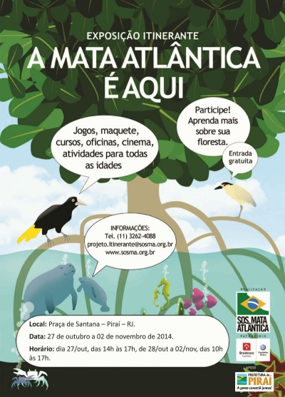 Exposição itinerante “A Mata Atlântica é aqui” começa dia 27