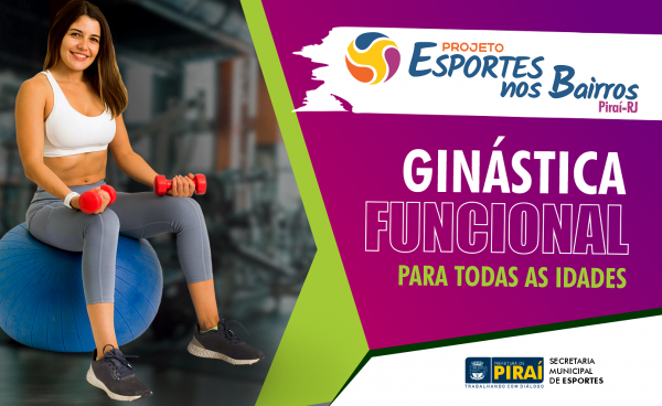 Inscrições abertas para Ginástica Funcional em seu bairro