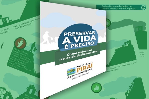 Prefeitura e Defesa Civil fazem o relançamento da Cartilha de Prevenção de Deslizamentos