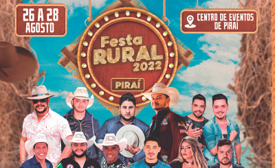 CONFIRA A PROGRAMAÇÃO DA FESTA RURAL 2022