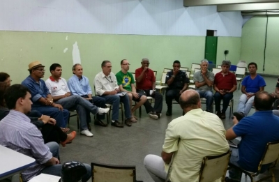 Reunião discute segurança em Arrozal