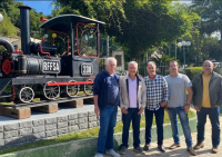 Piraí agora tem um novo ponto turístico: um Monumento de Trem!