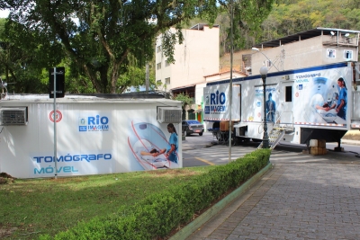 Tomógrafo itinerante fica em Piraí até 9 de agosto