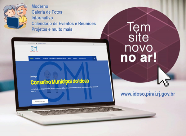 Novo site do Conselho do Idoso de Piraí